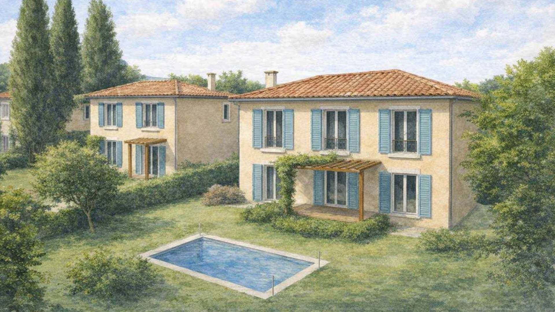 Antibes - 10 maisons neuves à 10 mn des plages