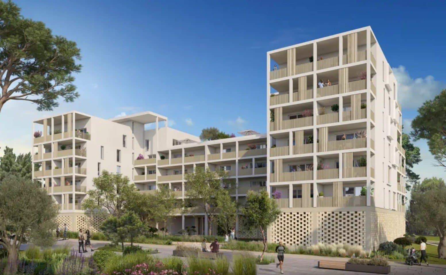 Programme neuf OPUS IMMO PRESENTE QUARTIER RESTANQUE TVA REDUITE à Montpellier