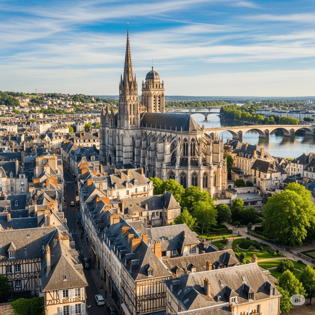 Illustration : Tours, Orléans, Chartres ou encore Bourges allient dynamisme économique, patrimoine et attractivité résidentielle.