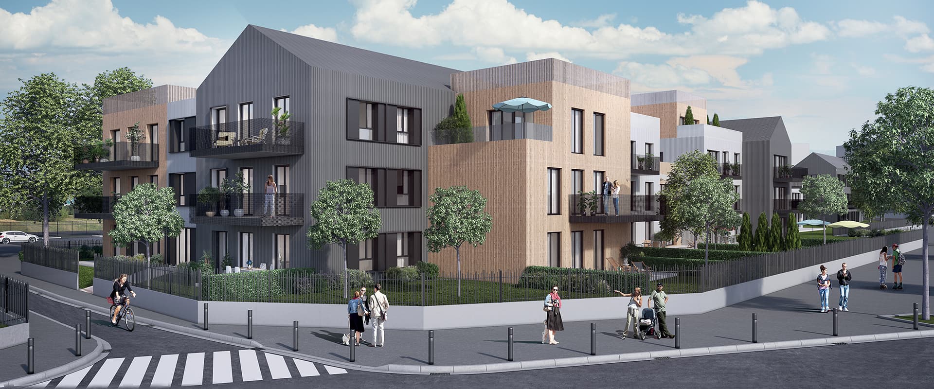 ENVERGURE - BAT B et MAISONS D1.001 à D4.001