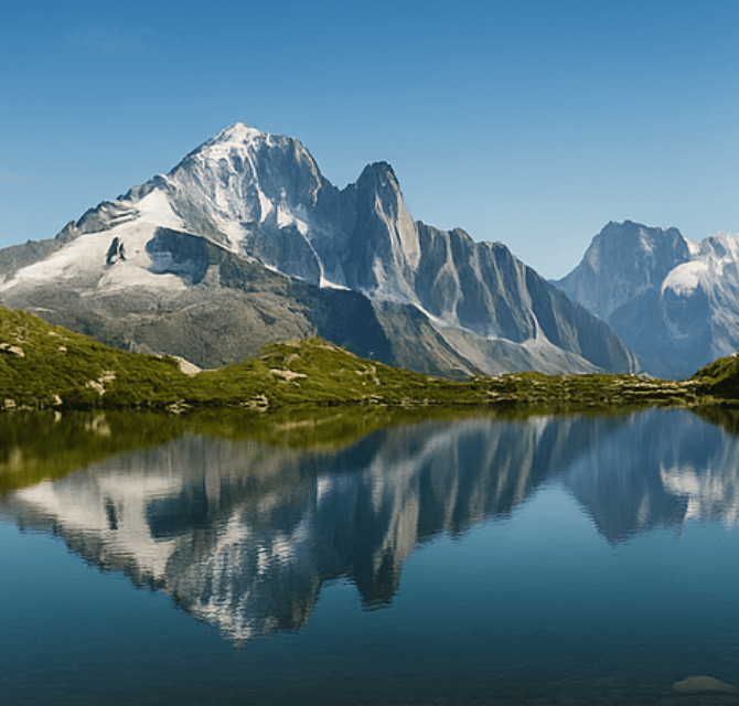 Illustration : Avec le Mont-Blanc et les grandes stations des Alpes (Chamonix, Val d’Isère, Les Deux Alpes), la région est une destination phare pour les sports d’hiver et d’été.