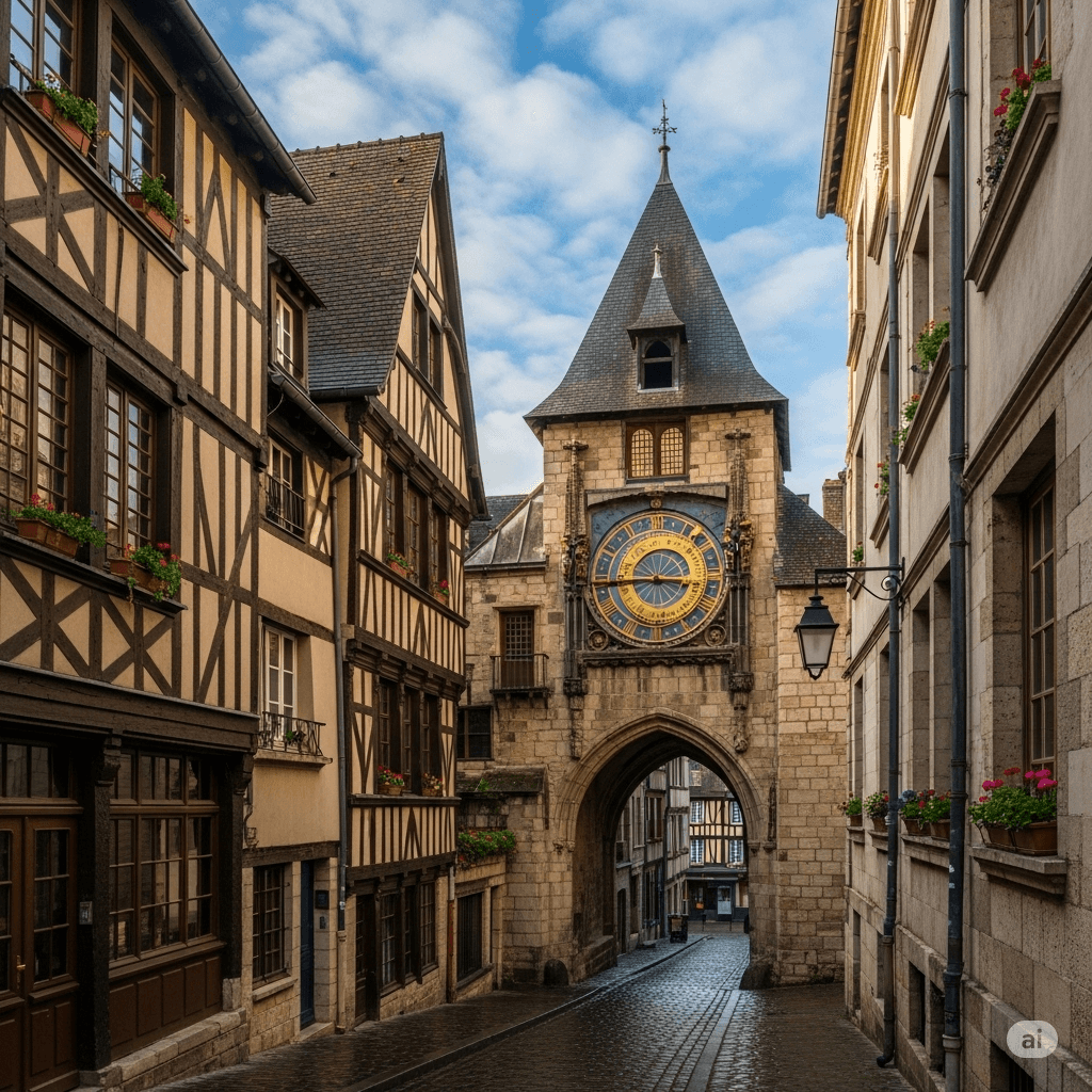 Illustration : Rouen, Caen, Le Havre ou Cherbourg offrent un cadre de vie attractif, un dynamisme économique et une accessibilité rapide à Paris.