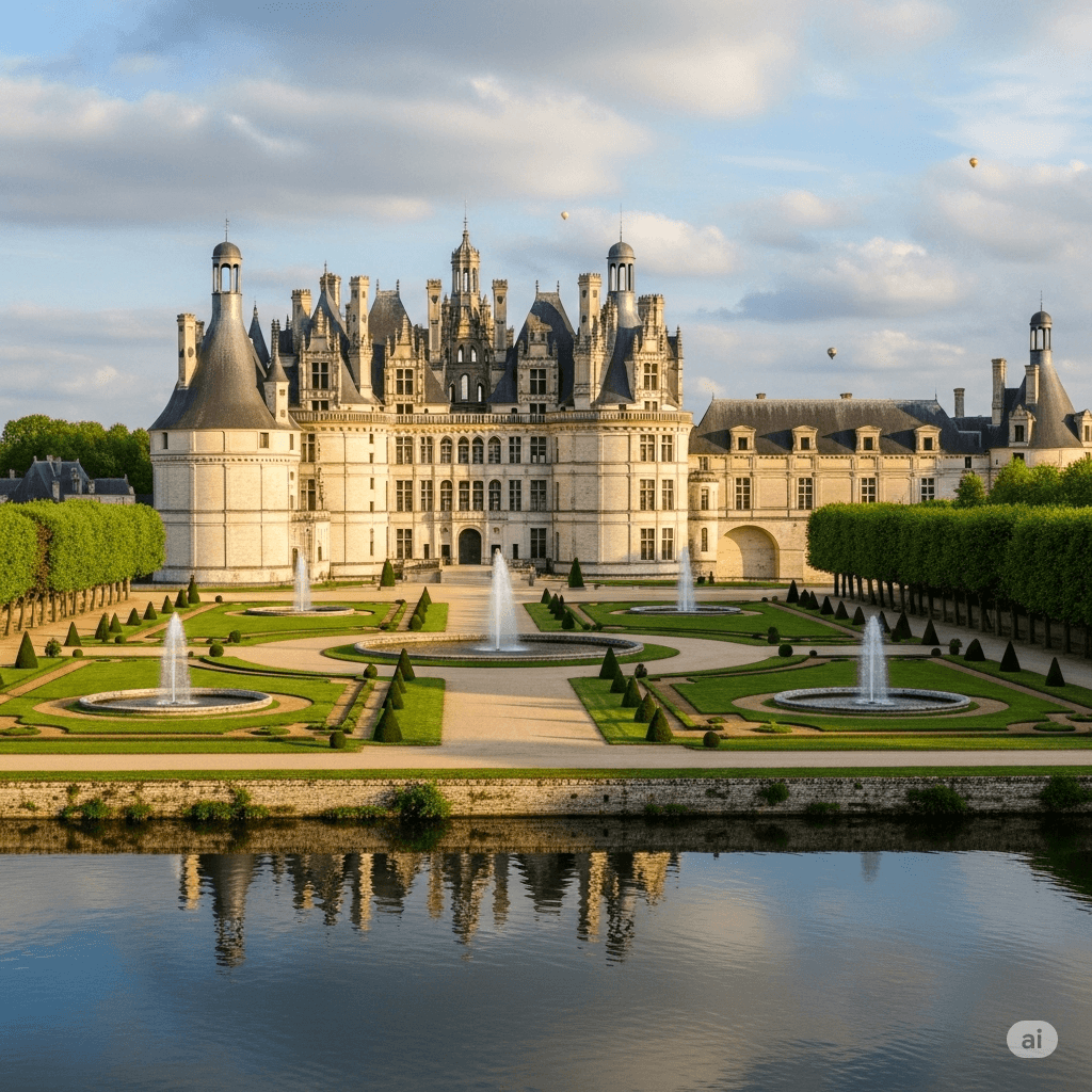 Illustration : Les châteaux de la Loire, l’abbaye de Fontevraud ou encore les remparts de Guérande témoignent de la richesse historique et culturelle régionale.