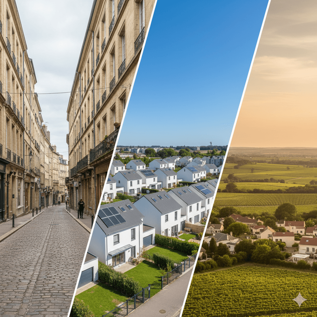 Illustration : De l’hyper-centre de Bordeaux au périurbain de Libourne ou Langon, la Gironde propose des logements neufs adaptés à tous les budgets et profils d’acquéreurs.