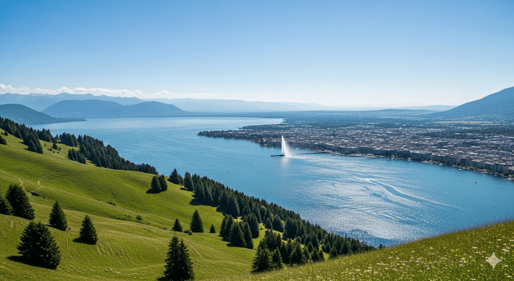 Illustration : Frontalier avec la Suisse, le Pays de Gex est un territoire très dynamique, porté par l'attractivité économique de Genève. Il offre un marché immobilier à forte valeur et un bassin d'emploi international.