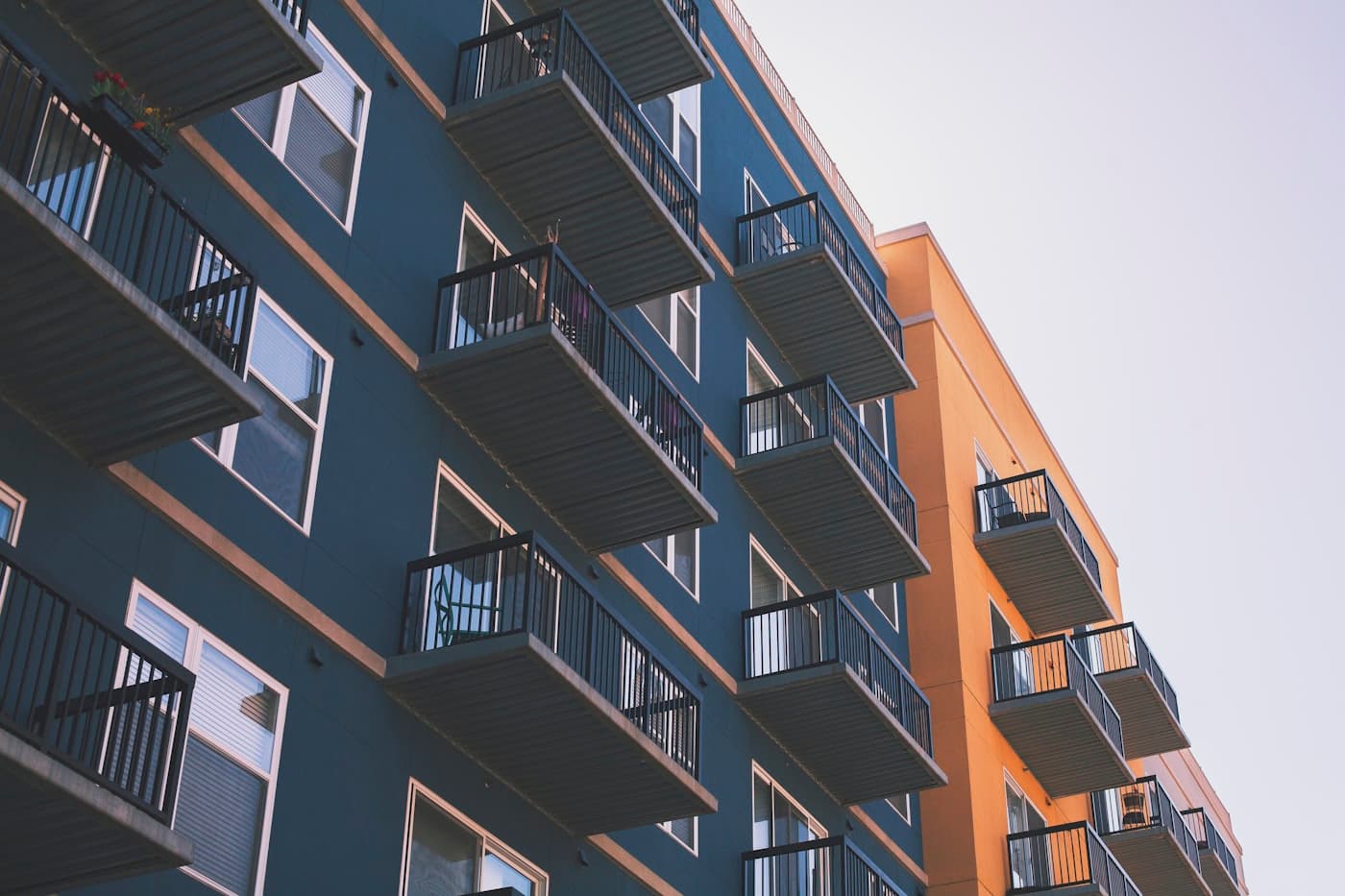 Résidence neuve avec balcons