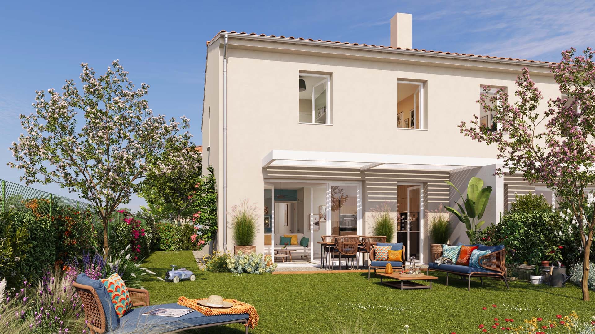 En travaux ! Dernière maison 3 chambres avec jardin privatif et garage
