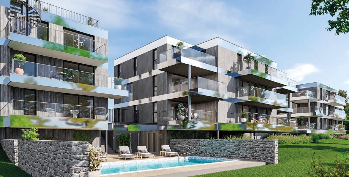 Programme neuf Brest au coeur d'un parc arboré avec piscine chauffée à Brest