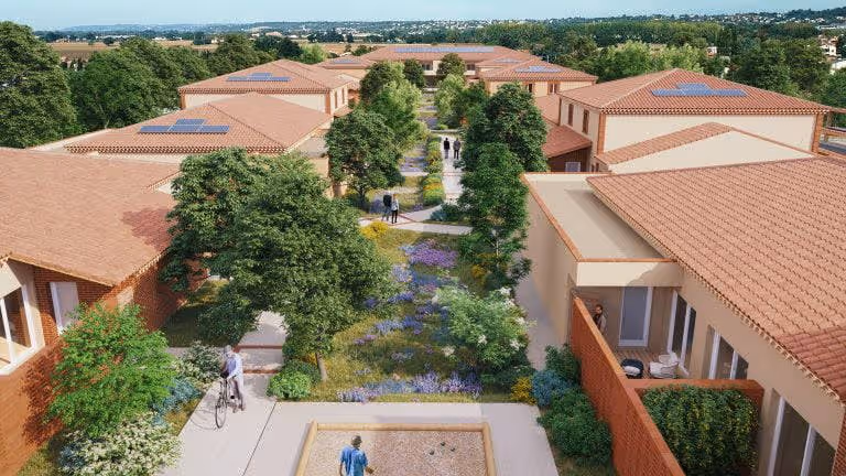 Toulouse au coeur du quartier pavillonnaire de Saint Simon