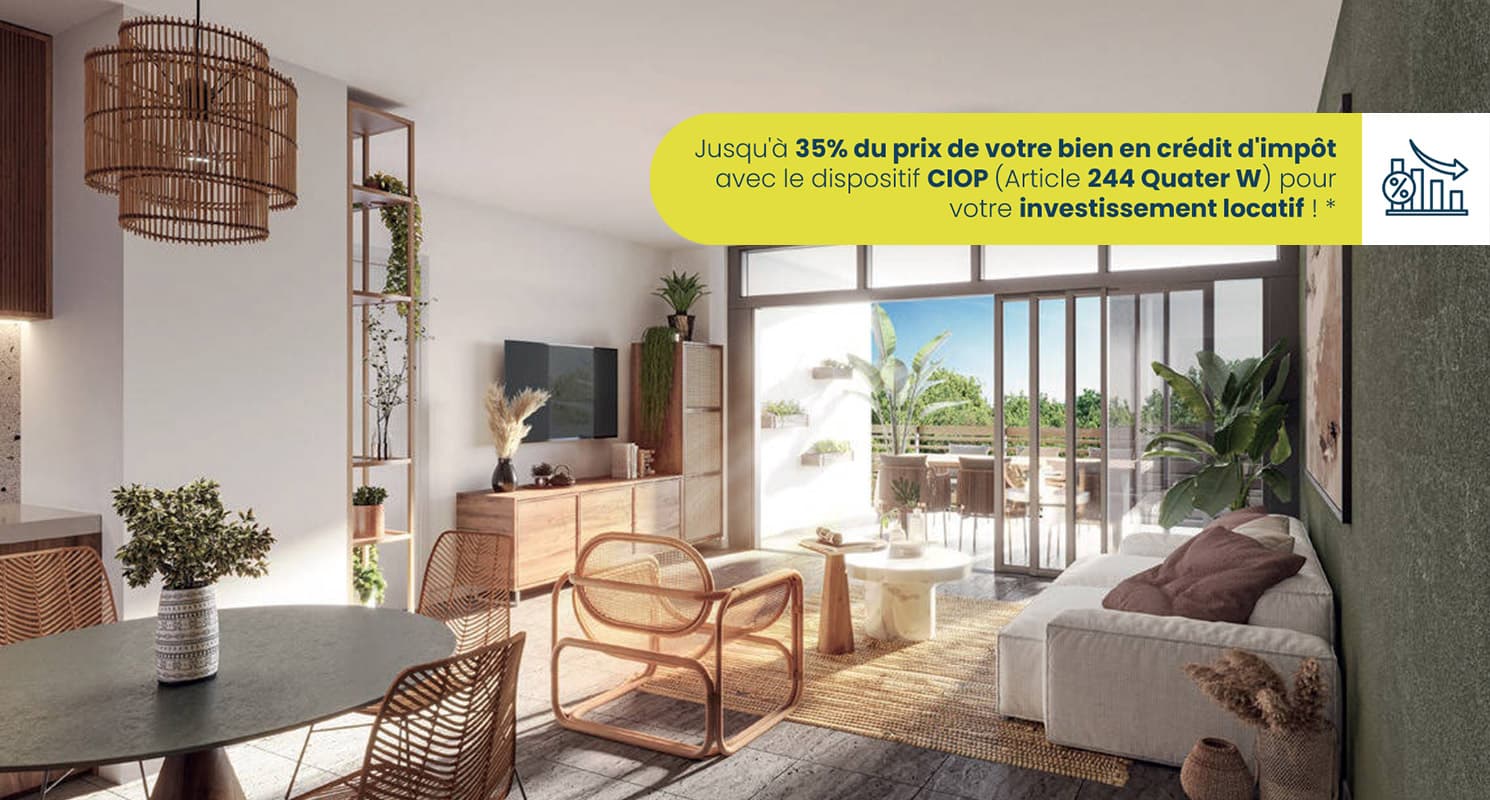 Saint-Leu résidence de standing avec vue sur la mer