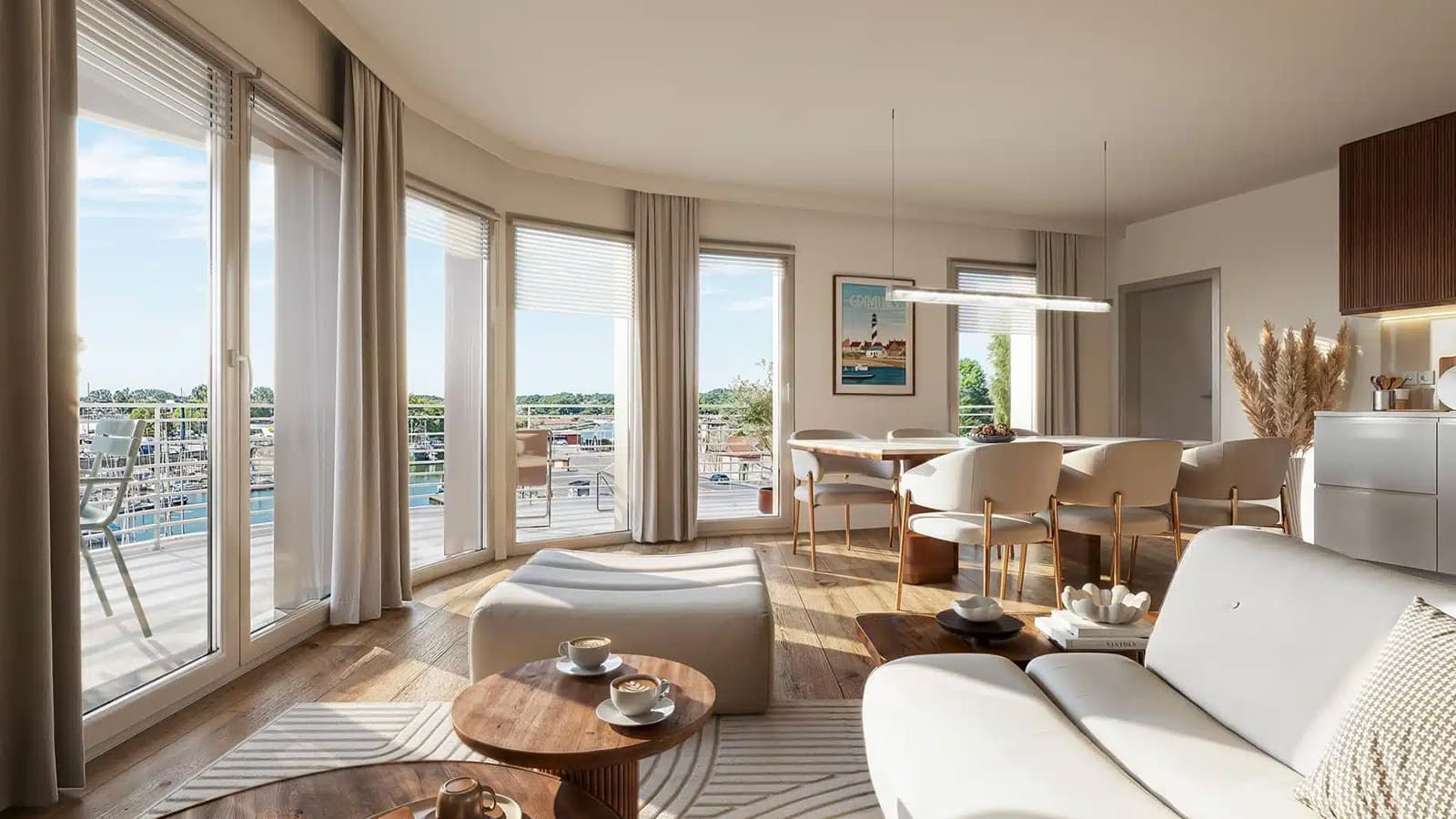 Gravelines sur la côte d'Opale à 9 min de la plage