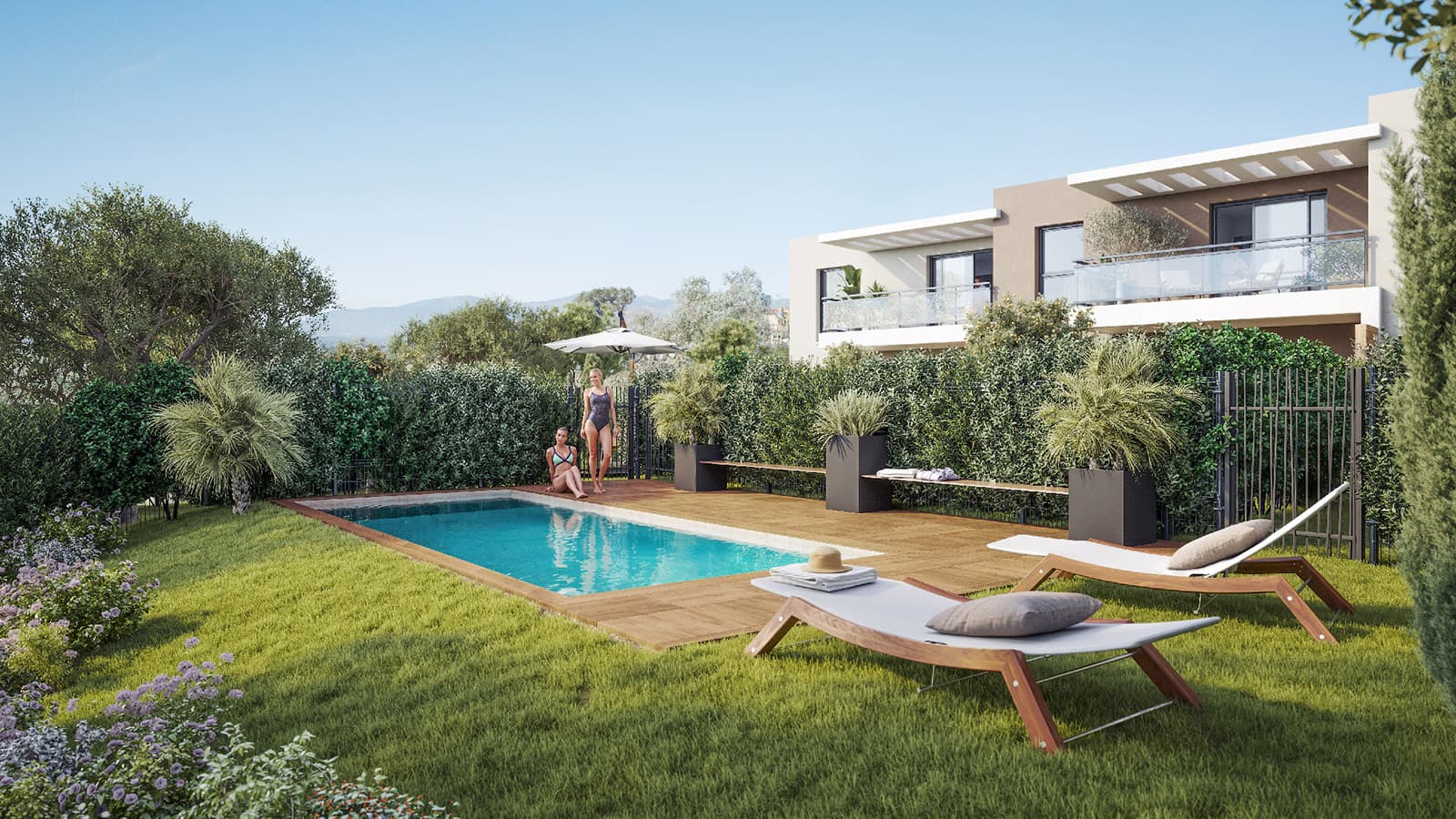 Cagnes-sur-mer villas de luxe au coeur du quartier des Gros Buaux