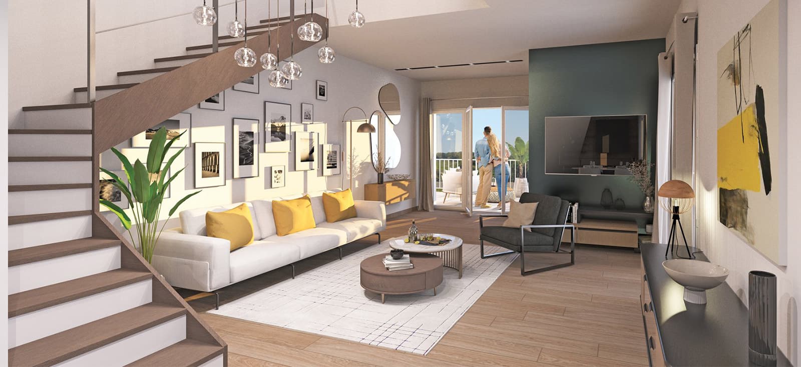 Jouy-le-Moutier en bordure de forêt de l'Hautil