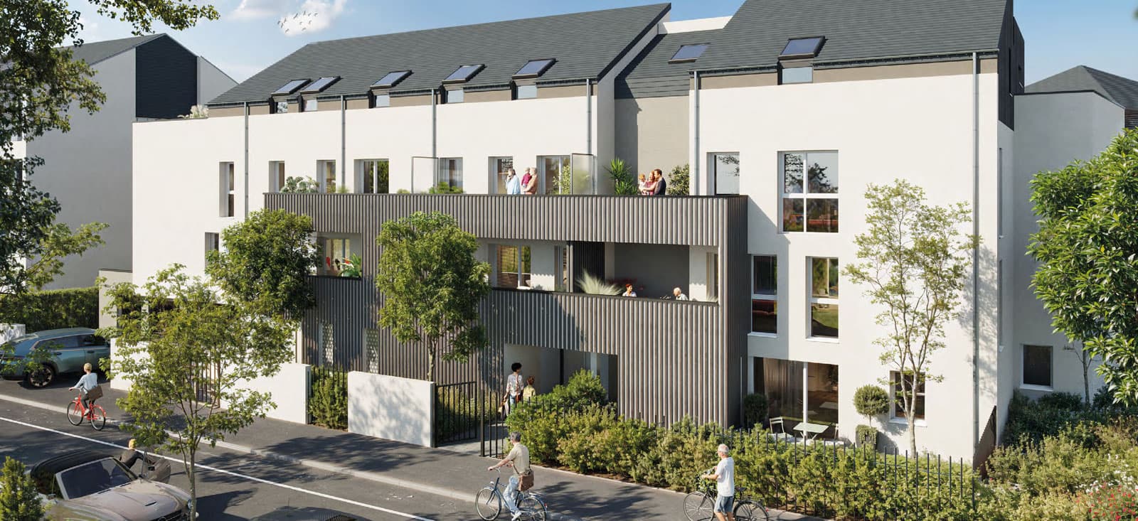 Angers Quartier Madeleine-St Léonard au coeur d'un cadre vert