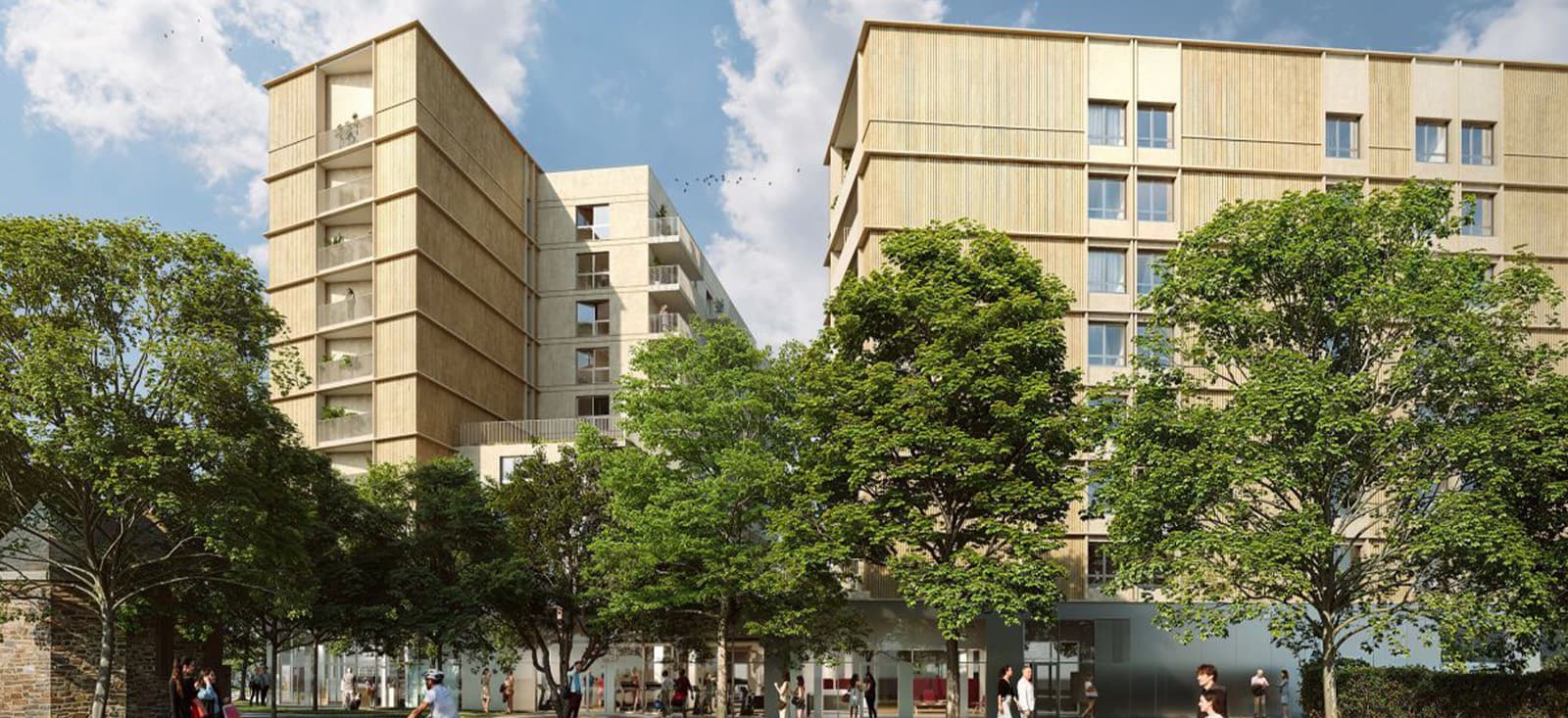 Programme Rennes à six minutes à pied du métro B