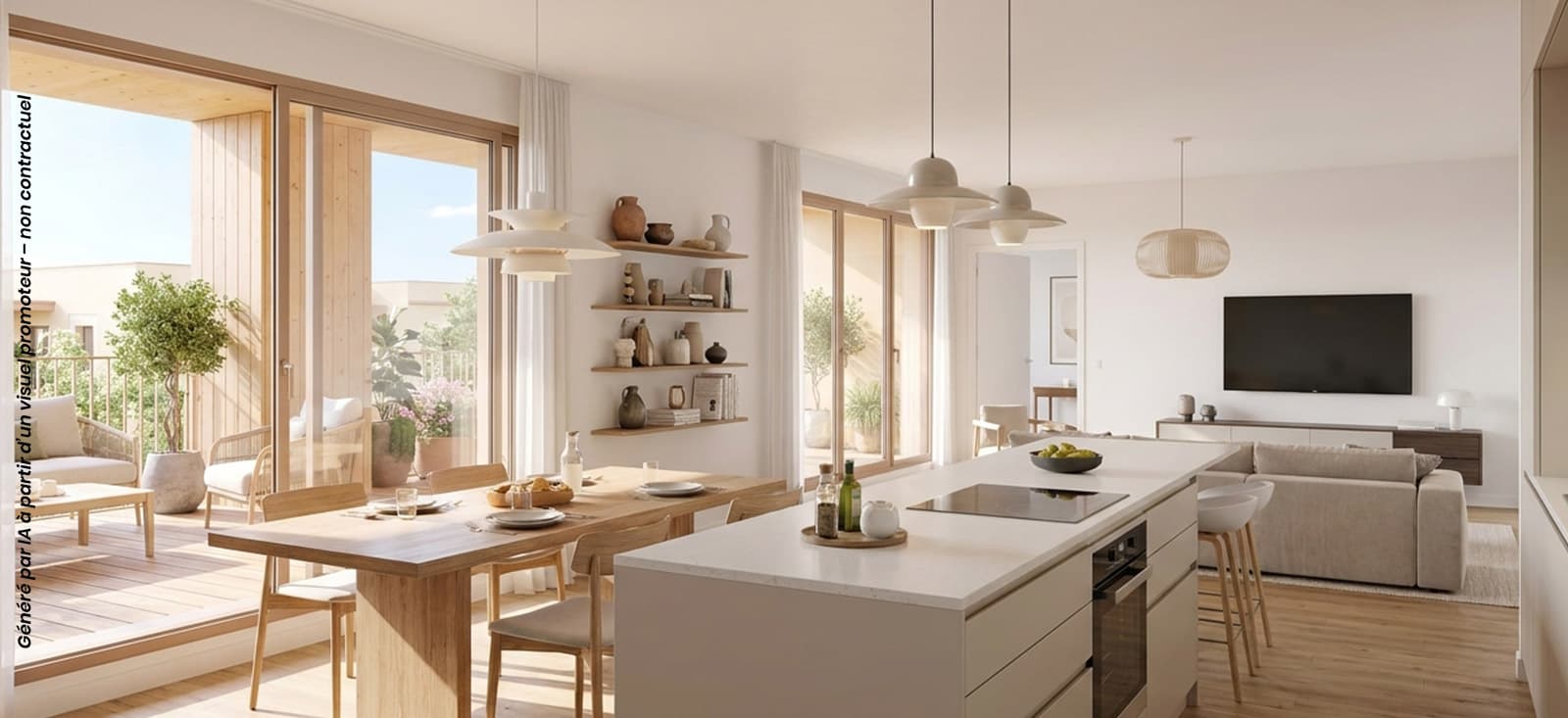 Romainville au pied de la Corniche des Forts