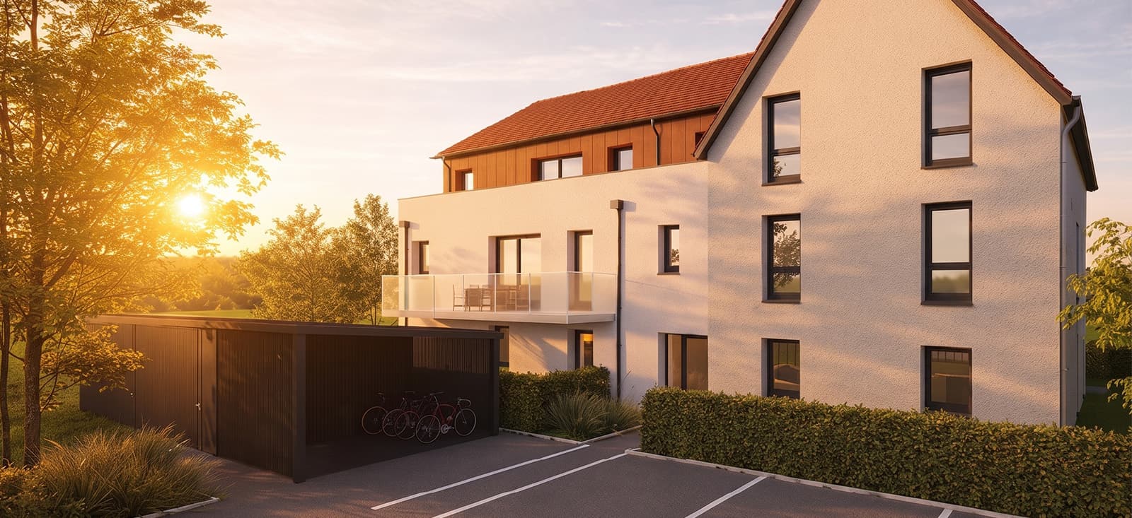 Programme neuf Oberschaeffolsheim cadre verdoyant à 10 km de Strasbourg à Oberschaeffolsheim