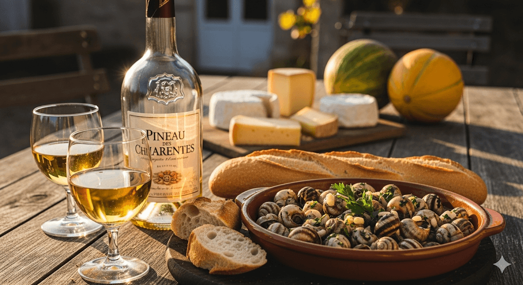 Illustration : Du Pineau des Charentes aux Cagouilles, en passant par les marchés locaux, la Charente est une destination de choix pour les amateurs de bonne chère.