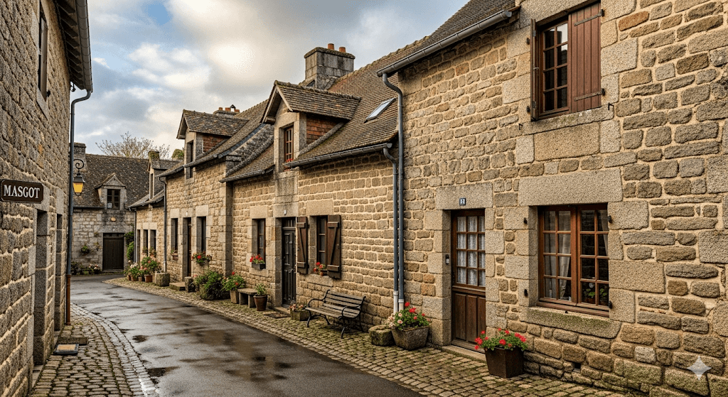 Illustration : Un village unique où les célèbres maçons de la Creuse ont laissé leur empreinte. Admirez le savoir-faire du travail de la pierre de granit dans un cadre authentique.