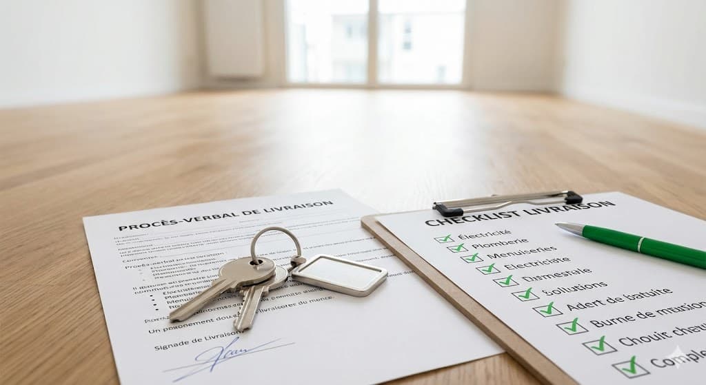 Livraison & remise des clés : la checklist ultime des défauts à vérifier