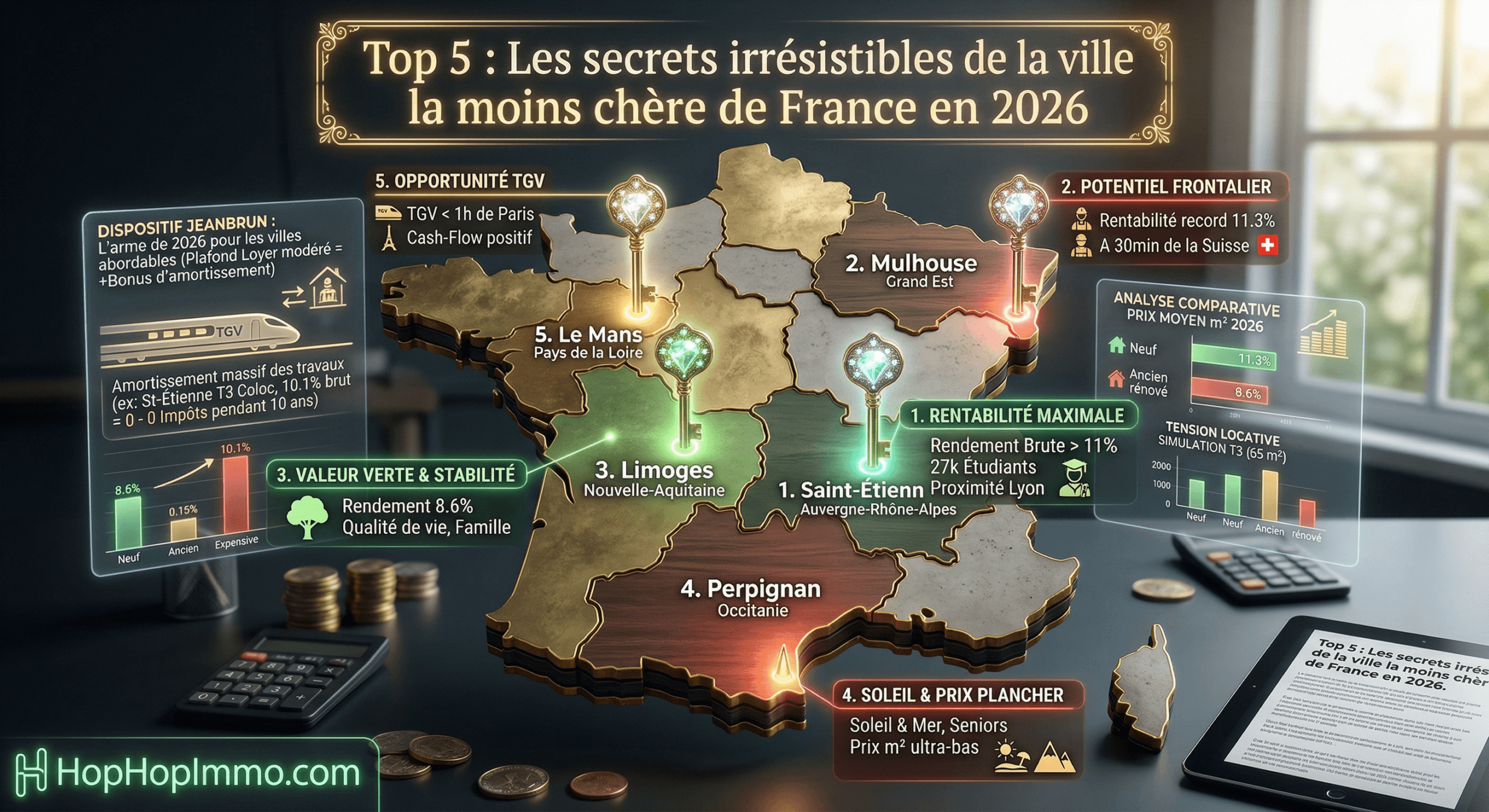 ville la moins chère de France